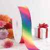 Cinta para Empaque de Ramo de Flores de Listones Arcoíris Caja de Regalo para Pastel Cinta para Paquete de Regalo