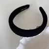 2026 Nueva Versión Coreana Diadema de Esponja de Corona Alta Plisada Elegante de Gama Alta, Accesorio para el Cabello Exquisito y Lujoso