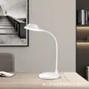 Luminária de Mesa LED Recarregável com Tubo Flexível, Dimmer por Toque e Ajuste de Cor, Luminária de Mesa com Clipe para Leitura de Estudante, Luz para Estudo com Proteção Ocular, Transfronteiriça
