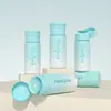 Botella de agua desmaquillante de maquillaje cosmético de alta gama transfronteriza, botella dispensadora de alcohol tipo prensa, botella vacía transparente de PET para quitaesmalte de uñas
