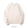 Sudadera de Puro Algodón de 350 g con Texto Impreso, Unisex de Corte Holgado, Top de Hombro Caído, Sudadera Bordada con Cuello Redondo, Logo Impreso Personalizado, Corte Holgado