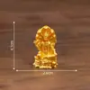 Transfronteiriço Novo Produto Sudeste Asiático Escultura Figura Dourada Miniatura Boneca Casa de Bonecas DIY Acessórios Decorativos Mini Pequenos Enfeites