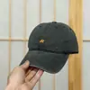 Boné de Beisebol Simples Feminino Moda Estilo Coreano Letra Lavado Macio Top Algodão Puro Aba Curva Chapéu Passeio Urbano Juventude Proteção Solar Tendência