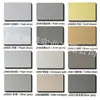 Letrero de puerta de placa de aluminio y plástico auspicioso 4 mm Cartel de obra a prueba de fuego 5 mm Placa de aluminio y plástico fondo interior y exterior revestimiento de pared venta al por mayor