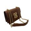 2022 Verão Novo Shoulder Bag Small Square Bag Moda Cadeia Retro Lock Trendy Crossbody Bag