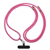 Cordón para Teléfono Móvil 6mm Correa Tejida Ajustable, Extendido y Resistente, Estilo Largo Cruzado, Correa para el Cuello, Hebilla Metálica para Exteriores, Antiperdida, Unisex