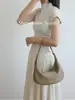 Bolso en Forma de Media Luna para Mujer 2026 Nueva Moda Nicho Bolso de Hombro de Moda Bolso Cruzado Informal para Viajes Bolso Dumpling