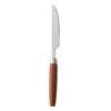 Estilo Japonês Retro Faca e Garfo Madeira Maciça Bife Talheres Faca Doméstica e Garfo Colher 304 Aço Inoxidável Estilo Ocidental Faca Garfo de Frutas Colher de Chá