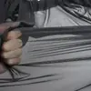 Tecido de Malha de Poliéster Amônia 20D com Elastano de Quatro Vias Stretch Malha Tijolo Tecido Macio para Roupa Íntima Sport Yoga Venda por Atacado