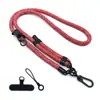 Cordón Ajustable para Teléfono Móvil de 10MM Junta Colgante Cruzado Trasero para Cuello Cuerda para Teléfono Móvil Cuerda de Correa para Cámara Anti-pérdida Clip