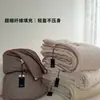 Colcha de punto estilo INS con diseño de nube de dibujos animados para primavera y otoño, colcha de invierno suave y cálida con borde enrollado, lavable a máquina, adecuada para uso en dormitorio