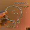 Pulseira Sino de Um Passo Feminina Antiga Versátil para Namorada Casal Novo Estilo Chinês Antigo Pulseira Ajustável Joia de Mão