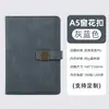 Caderno A5 com capa de couro macio, fecho magnético, logotipo personalizado de Wenzhou, caderno espesso para atacado