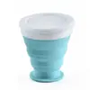 Taza de agua plegable deportiva Taza de agua plegable de silicona Taza plegable retráctil portátil para exteriores Taza de café