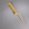 Pente de Ponta Afiada com Madeira de Sândalo Verde Costurada para Cabelo Trançado Infantil Ponto de Agulha Dividida de Sândalo Pente de Cabelo de Sândalo Afiado Fabricante Atacado