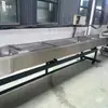 Suporte de barra em material de aço inoxidável, acessórios de suporte de pia, rolete de nylon, acessórios de granulador de parafuso duplo, acessórios para máquina 65