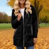 2025 Nueva Moda Transfronteriza Europea y Americana Otoño e Invierno Chaqueta de Lana de Cordero con Bolsillo con Cremallera