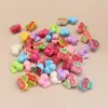 Nuevas Cuentas Irregulares con Goteo de Aceite de Acrílico, Cuentas Sueltas para Cadenas de Teléfono Hechas a Mano DIY, Llaveros, Pulseras, Collares al por Mayor