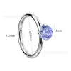 Arete de Aleación de Titanio Binks con Circonita de Colores Múltiples Anillo para Cartílago de Oreja Piercing de Moda Venta Caliente Transfronteriza Cierre de Arete