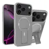 Funda para Teléfono Móvil Aplicable Transfronteriza Iphone17Promax Patrón de Fibra de Carbono Soporte Succión Magnética Apple 16 Anti-Caída 15 Estuche Duro