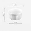 Vajilla de Cerámica Tazón de Postre para Pudín Tazón para Hornear Shufulei Tazón para Hornear Tazón para Huevo al Vapor Porcelana Blanca Taza para Pastel Taza de Mimbre Venta al por Mayor