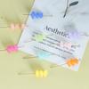 20 piezas estilo ins color color sólido lindo mini triángulo con cuentas DIY mano Joyería aretes accesorios