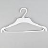 Percha de plástico para tienda de ropa negra, percha de hotel, percha para habitación de huéspedes, soporte para colgar ropa, estante para colgar ropa