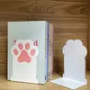 Atril para libros con forma de gato, creativo, de metal, para cortar libros, venta al por mayor, sujetalibros, soporte para libros, almacenamiento de escritorio, papelería