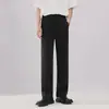 Calça de Terno Simples Justa com Caimento Moda Retro Japonesa Verão 2026 Uso Diário Deslocamento Leve Negócios Calças Masculinas Tendência