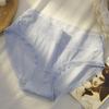 Nova cueca sem costura de seda de gelo das mulheres lado sexy cintura média das mulheres respirável ultra-fino cuecas tamanho grande