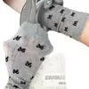 Calcetines Finos de Malla Hueca para Mujer con Encaje de Lazo, Estilo Universitario Caídos, Calcetines de Punto de Polka Dot hasta la Mitad de la Pantorrilla
