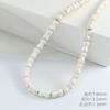 Venta al por mayor turquesa blanca sintética pez estrella de cinco puntas hojas abalorios accesorios de pulsera semiacabada cuentas sueltas joyería DIY hecha a mano