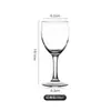Copa de Vino Tinto Roja Clásica Importada Ocean Ocean, Copa de Champaña, Copa de Vino Blanco, Copa Alta Universal para Restaurantes