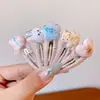 Nuevo Lindo Oso de Dibujos Animados Goma para el Cabello Infantil, Banda de Goma Pequeña de Alta Elasticidad Cuerda para el Cabello, Pinza BB con Forma de Corazón Pasador Accesorio para el Cabello