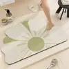 Alfombrilla de suelo para baño de alta gama, alfombrilla para entrada de inodoro, alfombrilla antideslizante para ducha, alfombrilla absorbente de tierra de diatomeas, alfombra para baño