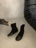 Botines de Tacón Alto con Punta Dividida Estilo Coreano Bloque de Color para Mujer 2026 Nueva Llegada Otoño Invierno Retro Adelgazantes Botas de Moda