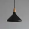 Estilo Nórdico Três Lâmpadas Barra Sala de Jantar Mesa de Jantar Luminária Pendente para Sala de Jantar Posterior Simples Quarto Luminária de Cabeceira Madeira Lâmpada Incandescente
