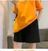 Pantalones cortos deportivos de verano para mujer, negros, pantalones largos de tres cuartos finos de cintura alta, nuevo modelo 2026, pantalones casuales holgados y anti-exposición