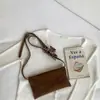 Bolsa Pequeña Cruzada Color Sólido Verano 2025 Exquisita Nueva Moda Versátil Hombro Nicho Ins Billetera para Monedas Bolsa Cuadrada Pequeña