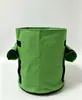 Saisheng En Stock Bolsas de Tela No Tejida para Plantar Bolsas Doble Puerta para Plantar Patatas Bolsas de Crecimiento para Plantas de Patata Growbag