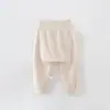 Leggings de cintura alta para bebê, roupa de casa, calça base para outono e inverno, roupas infantis An'yang