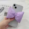 Clip trasero para teléfono móvil correa cruzada para niñas clip de cordón con lazo clip trasero japonés y coreano cordón transparente de dibujos animados para teléfono móvil