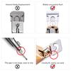 Tijeras Rectas para Uñas Tijeras en Forma de U Cortaúñas de Acero Inoxidable Engrosado Galvanizado Herramientas Profesionales de Manicura para Recortar Piezas de Uñas En Stock