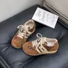 Zapatillas de entrenamiento alemanas Lancui para mujer 2026 nuevas zapatillas casuales de suela gruesa vintage de color bloque versátiles zapatillas deportivas Cortez