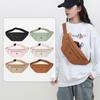 Nuevo Bolso de Pecho Deportivo de Moda para Mujer Ligero Combinable Casual Portátil Riñonera Simple para Desplazamiento al Trabajo Bolso Bandolera de Hombro