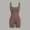 Mitaogirl Ropa de Yoga de Una Pieza para Mujer Nude Transpirable Ajustado Mono Tirantes Espalda Hermosa Ropa de Fitness