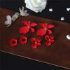 Long Petal Ling Ya Estilo Spray Paint Brincos Personalidade Feminina All-match Matte Flor Brincos Joias da Moda