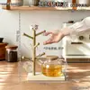 Estante de almacenamiento de tazas de Shin-chan de dibujos animados, soporte para tazas de agua con forma de árbol, estante para tazas de café de mesa, estante creativo para colgar tazas