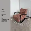 Sofá individual para proyecto hotelero personalizado transfronterizo, Sillón individual de ocio de madera maciza de fresno blanco de algodón con forma