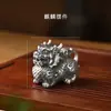 Manejo de Jirafa Mascota de Té Juego de Té Relieve Estéreo Adornos Artesanías Regalos Creativos-X